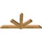 Ekena Millwork Kennewick Rough Sawn Timber Gable Bracket, Western Red Cedar, 84"W x 38"H x 4"D x 6"F, 11/12 Pitch GBW084X38X0406KEN00RWR - alternate 3